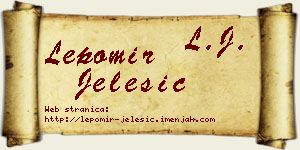 Lepomir Jelesić vizit kartica